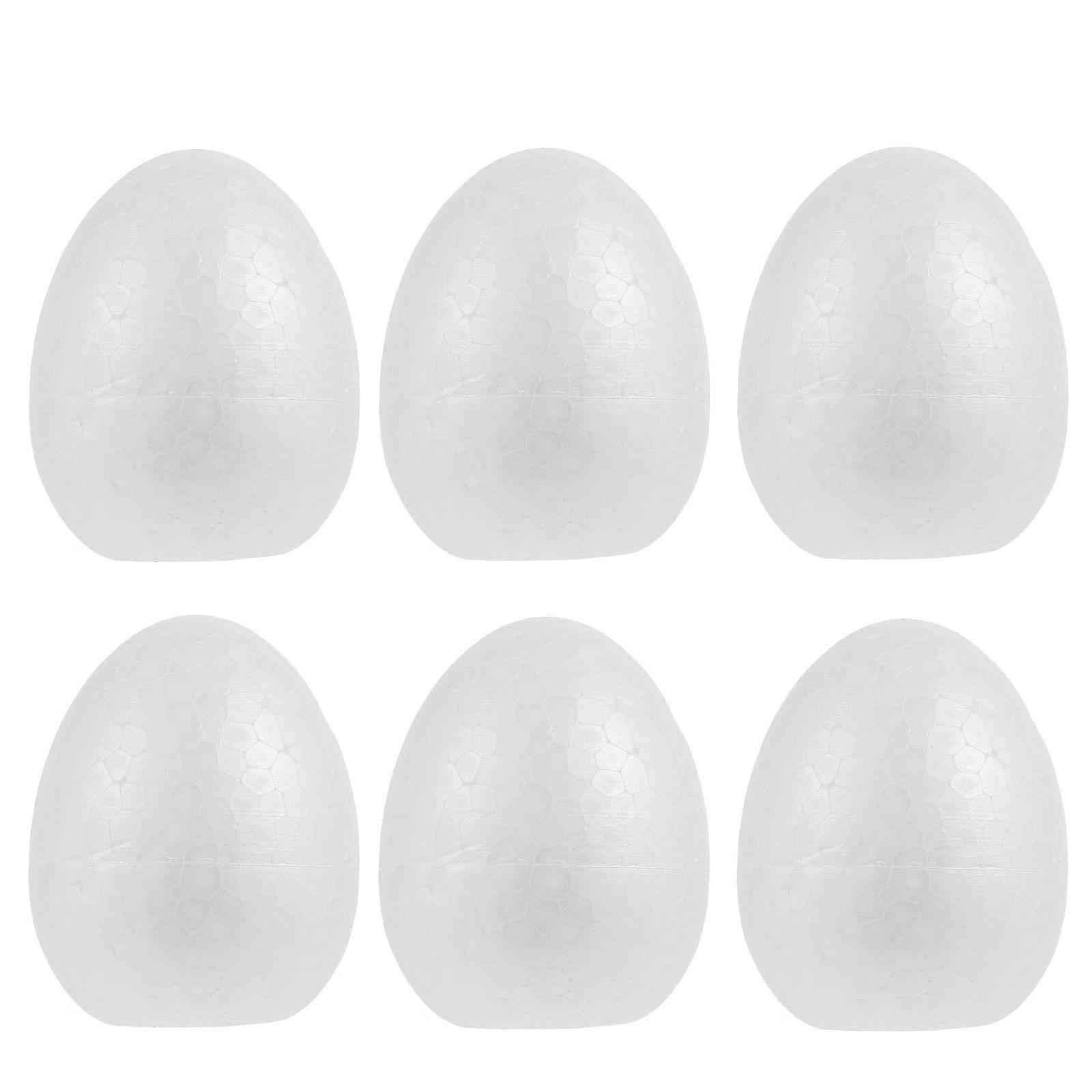 Egg Painted Toy DIY Hand Painted Coloring Egg Easter Celebration Decorative 7x5.5x5.5cm 10Pcs