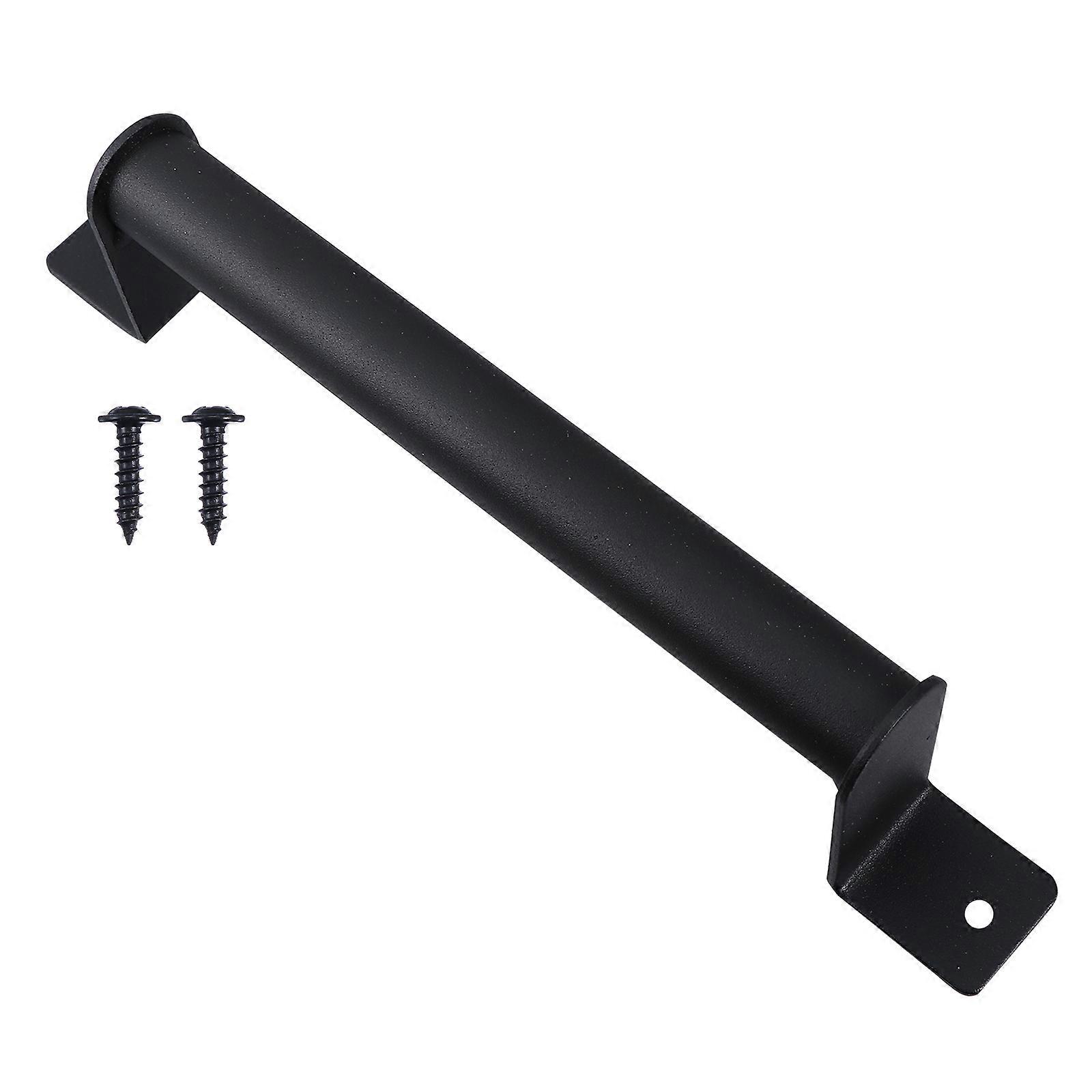 Garage Door Pull Handle Iron Drawer Handle Modern Style Black Barn Door 22.5X5.5CM Convenient 1Pack