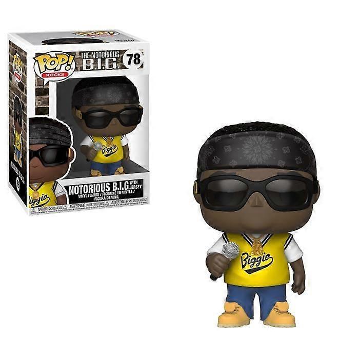 Funko Pop! Rocks - Boneco do Notorious B.I.G. com sua camisa