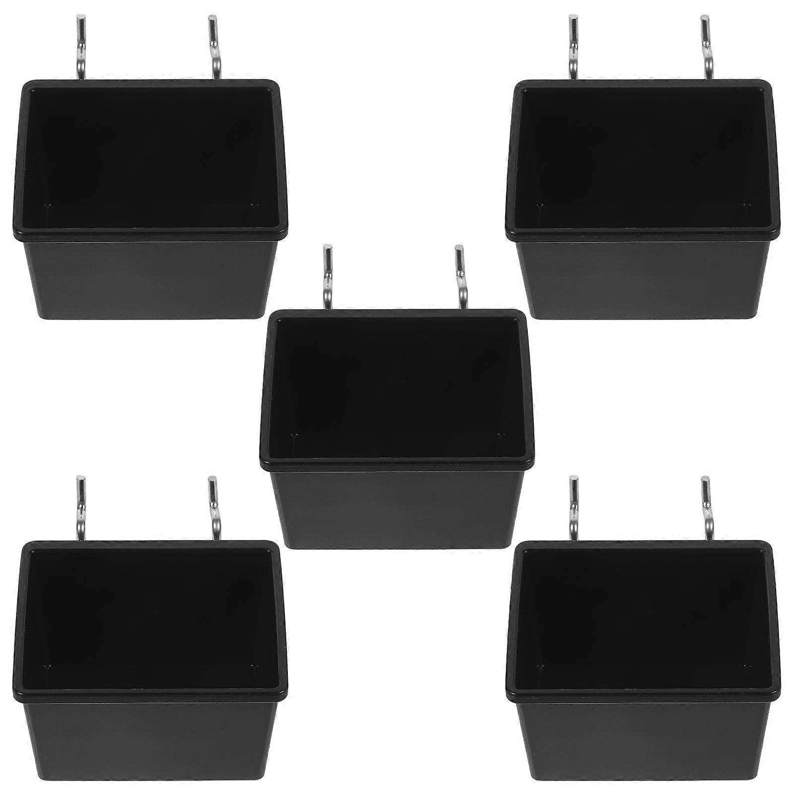 Pegboard Accessories Bins Pegboard Storage Bins Thickened 5Set Storage