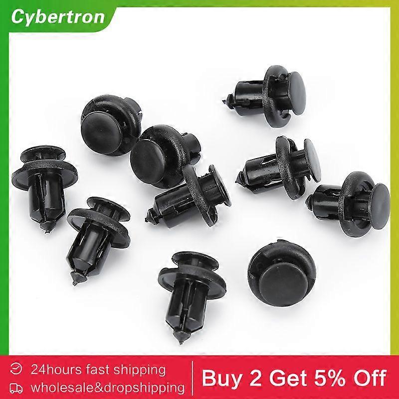 10/20/30 pcs. 10mm Car Bumper Fastening Clip Clamp Rivet Panel Fender Linear Clamp Clamp Car Trim Accessories