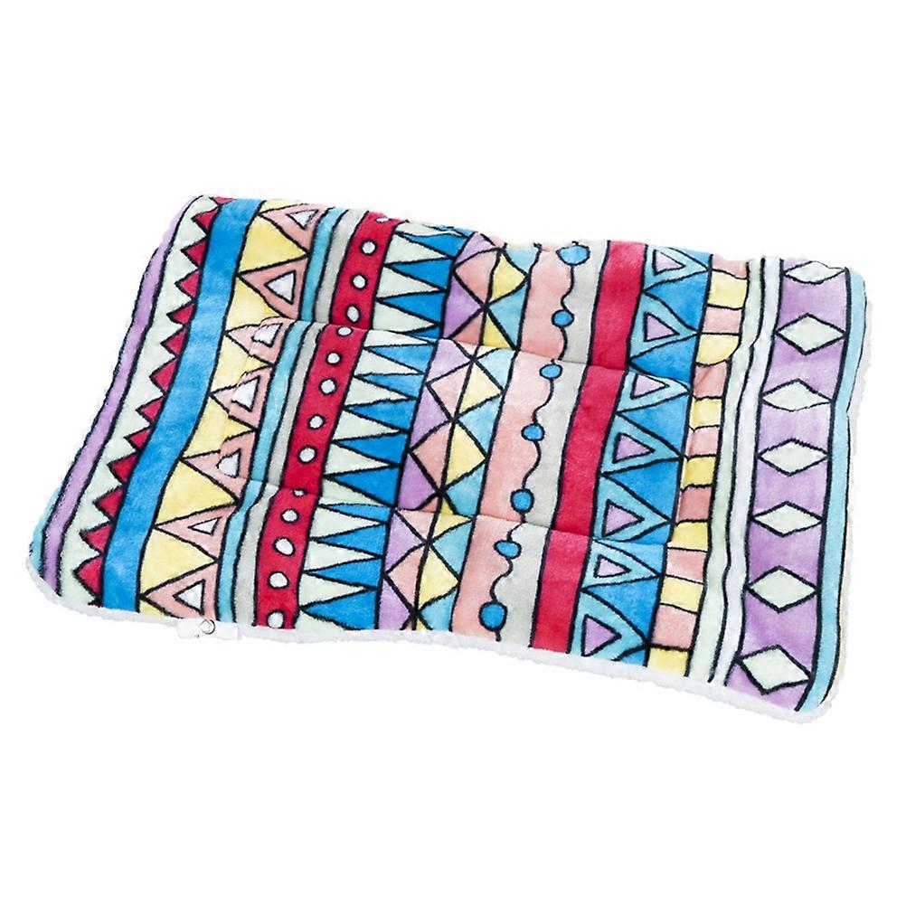 Cat Dog Sleeping Mat Fleece All Seasons Rectangular 50X32CM Sleeping Comfort 1Pcs