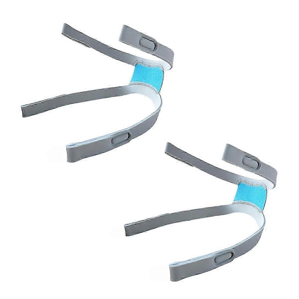 2-pakninger med erstatningshodestropper for F30i, CPAP-stropp for F30i, heldekkende maskestropper
