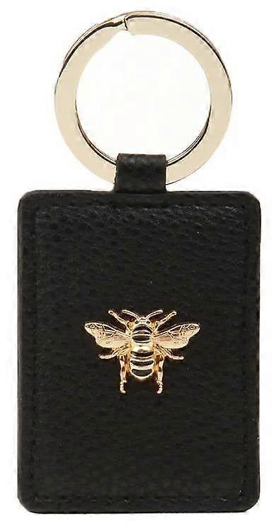Alice Wheeler London Rectangle Key Ring - Black