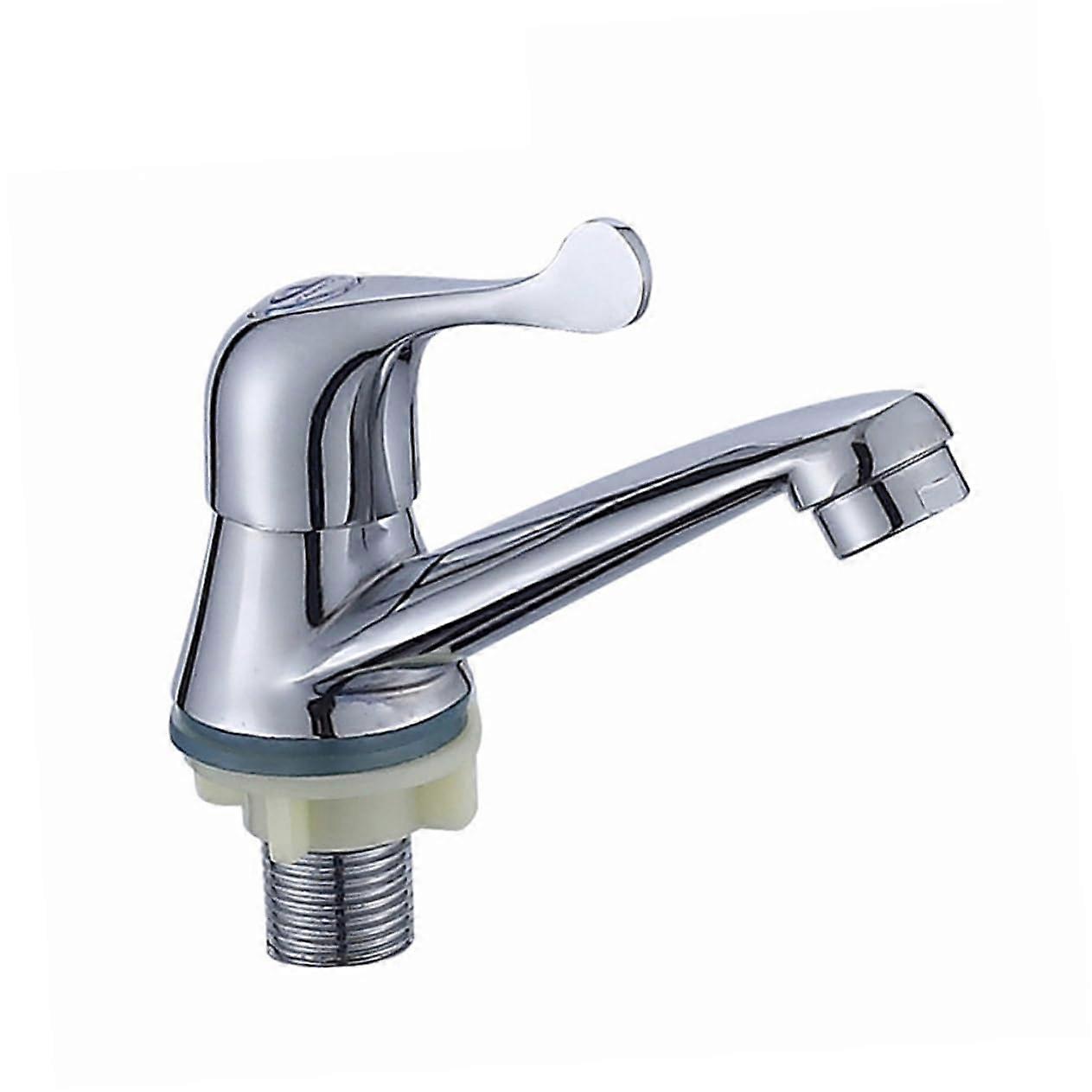 Washing Machine Tap Zinc Alloy Cold Water Faucet Durable for Garden Toilet Wall Mountable Home Bathroom Use