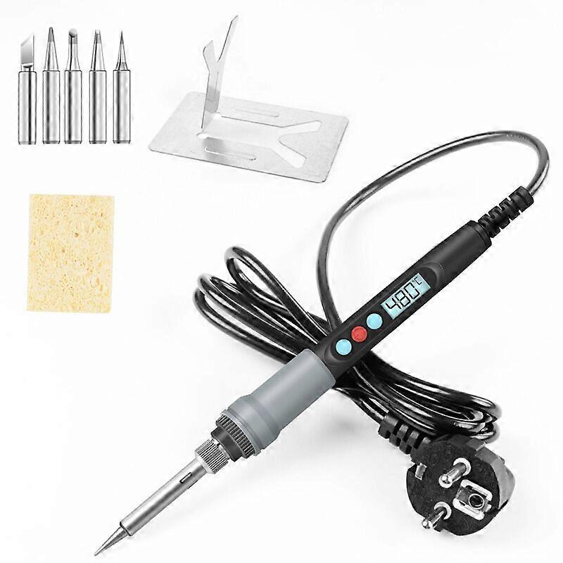 90W Digital Display Electric Soldering Iron, Constant Temperature Adjustment, LCD Soldering