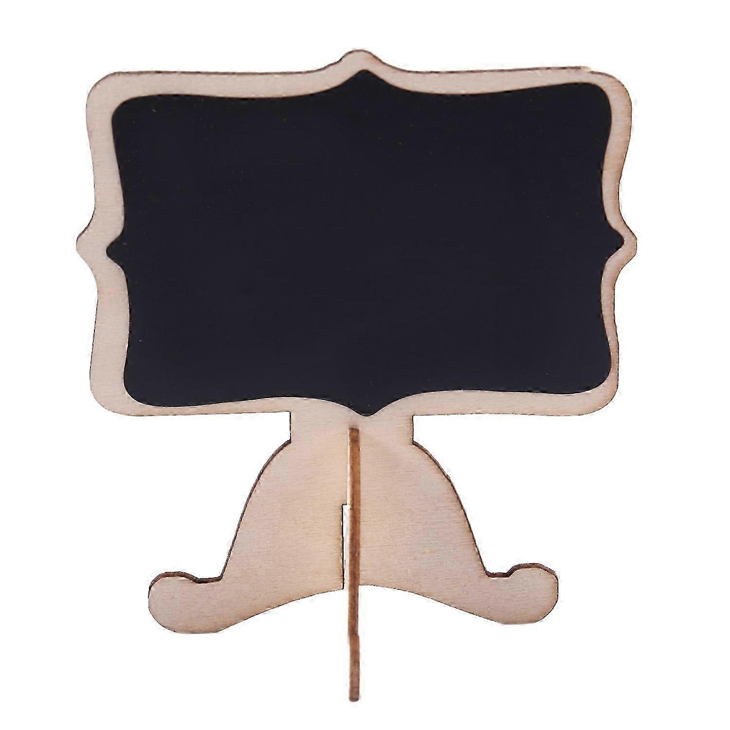 10 Pcs Mini Wooden Small Wedding Blackboard Message Table Number Chalkboard