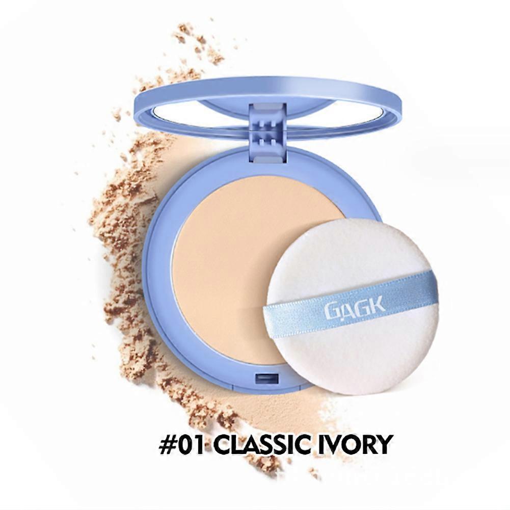 Wet and Dry Powder Foundation, Matte Oil-Control Flawless Setting Powder, Long-Lasting Setting Powder