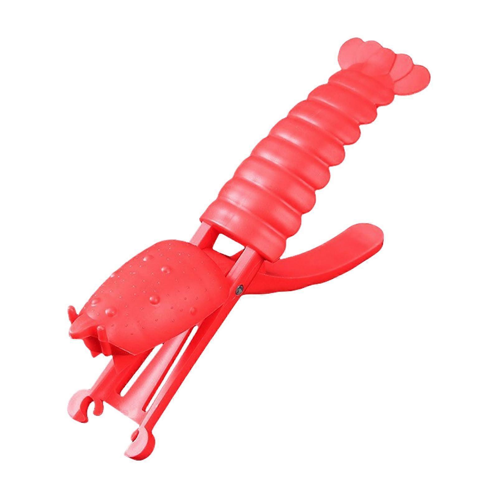 Lobster Cracker, Compact Seafood Tool For Home And Restaurant, Easy Grip, Red