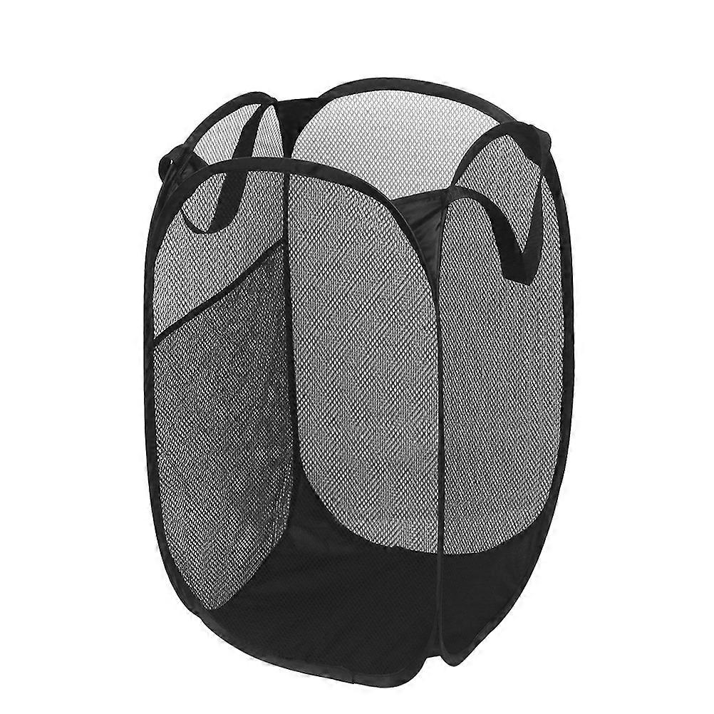 Mesh Storage Laundry Basket Rectangular for Dirty Clothes 1Pack
