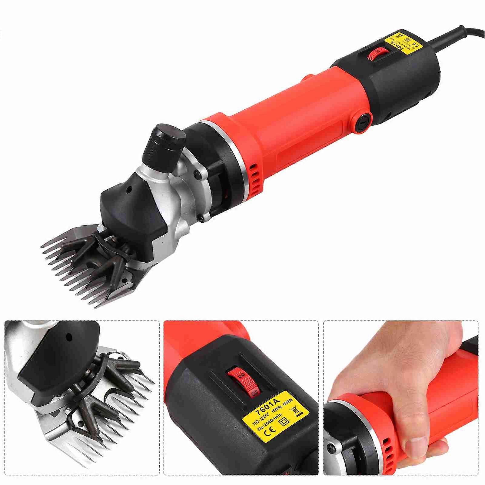 680W Electric Sheep Shears Professional Sheep Clipper with 6 Speeds for Sheep Goats Cattle Farm Livestock Pet