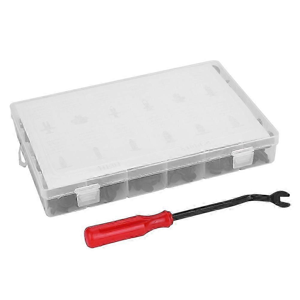 240Pcs 12 Sizes Assorted Clip Trim Car Push Pin Rivet Bumper Door Panel Retainer W/ Screwdriver