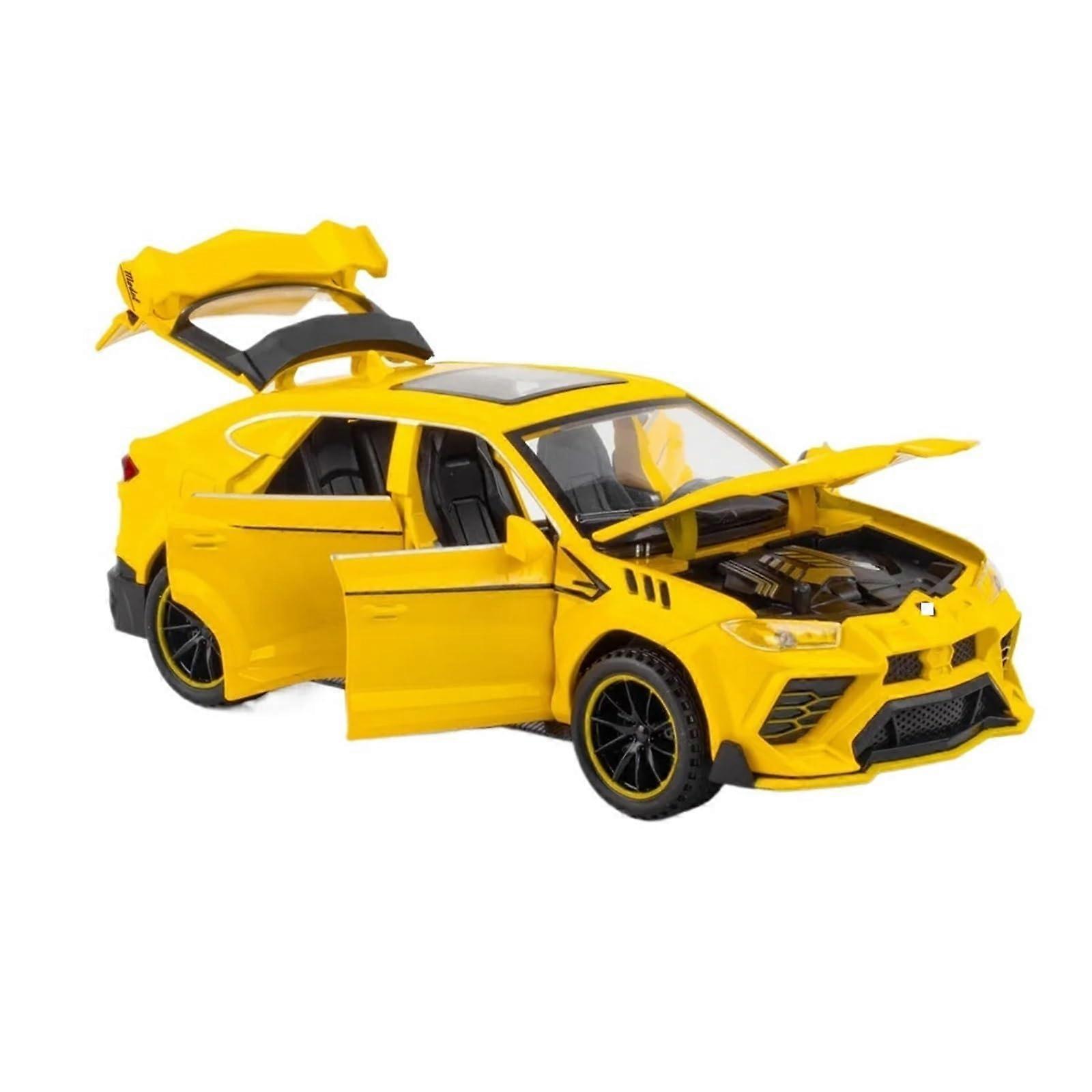 Miniature Models 1:32 Scale Lamborghini Urus DieCast Alloy Toy Car (Yellow)