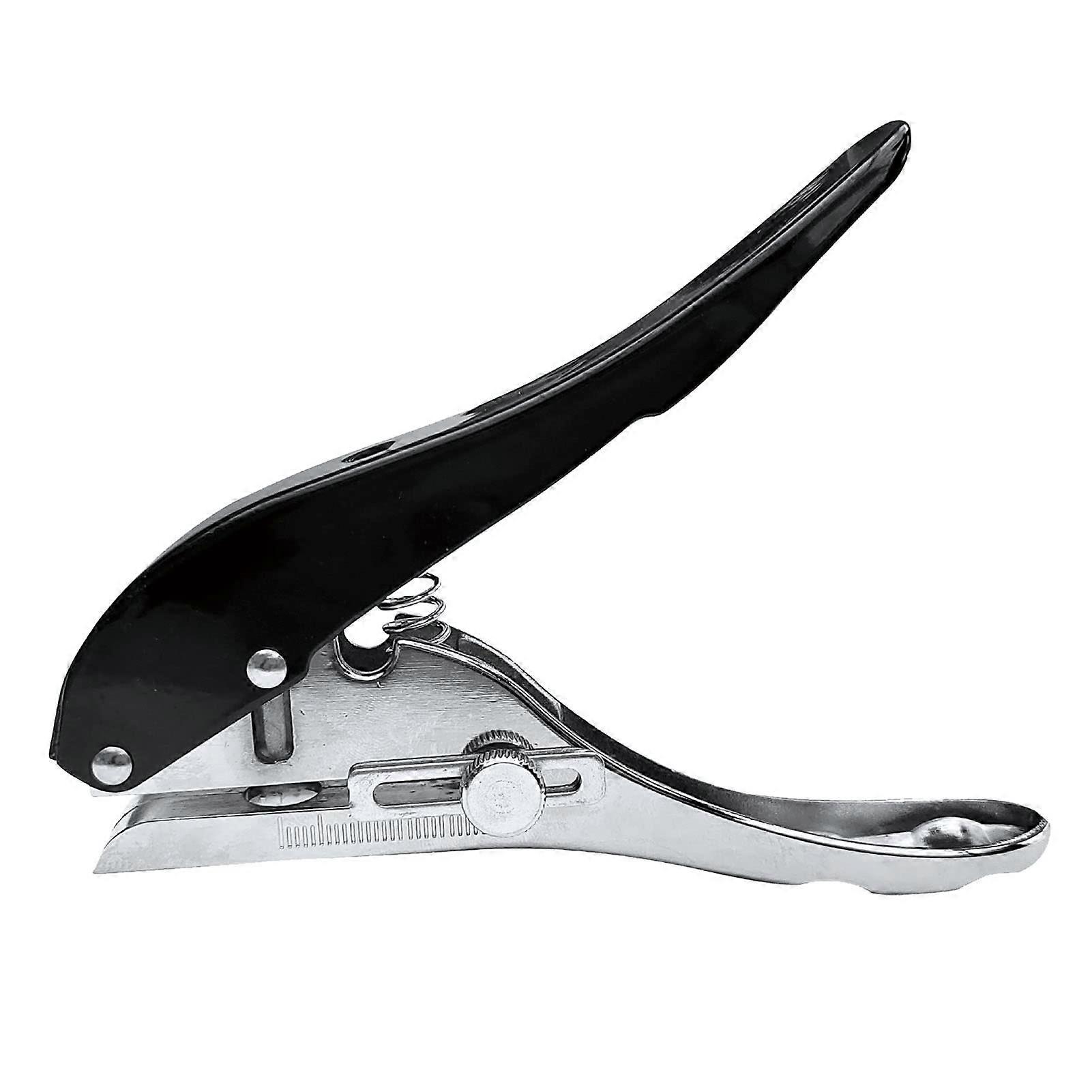 Zinc alloy 8mm hole punch tool for woodworking, depth, lightweight design for crafting and installation