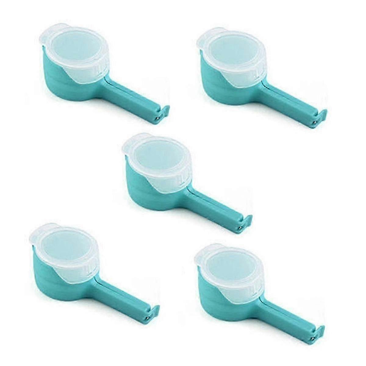 Food Bag Holder with Reusable Plastic Cover and Sealing Clip for Entrainment and Bagging