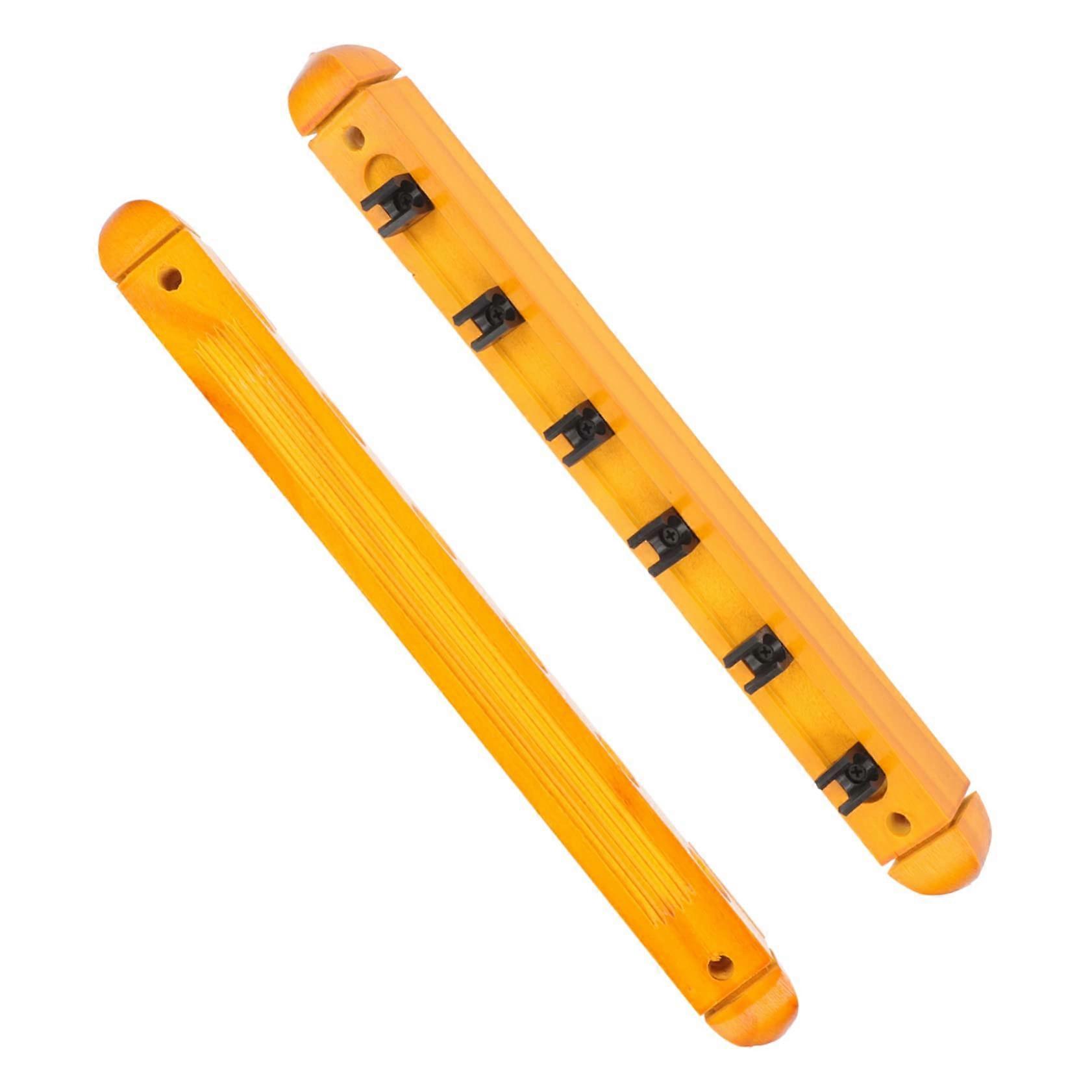 1Satz Multi Billiard Rack Wooden Wall Mount for Cues Durable Pool Accessory Easy Installation Storage Solution