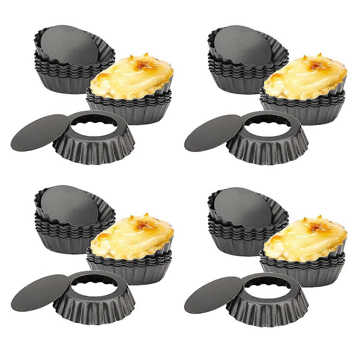 13 Stück Eierkuchenformen, 3 Zoll Kuchen-Muffin-Form Blechpfanne Backwerkzeug