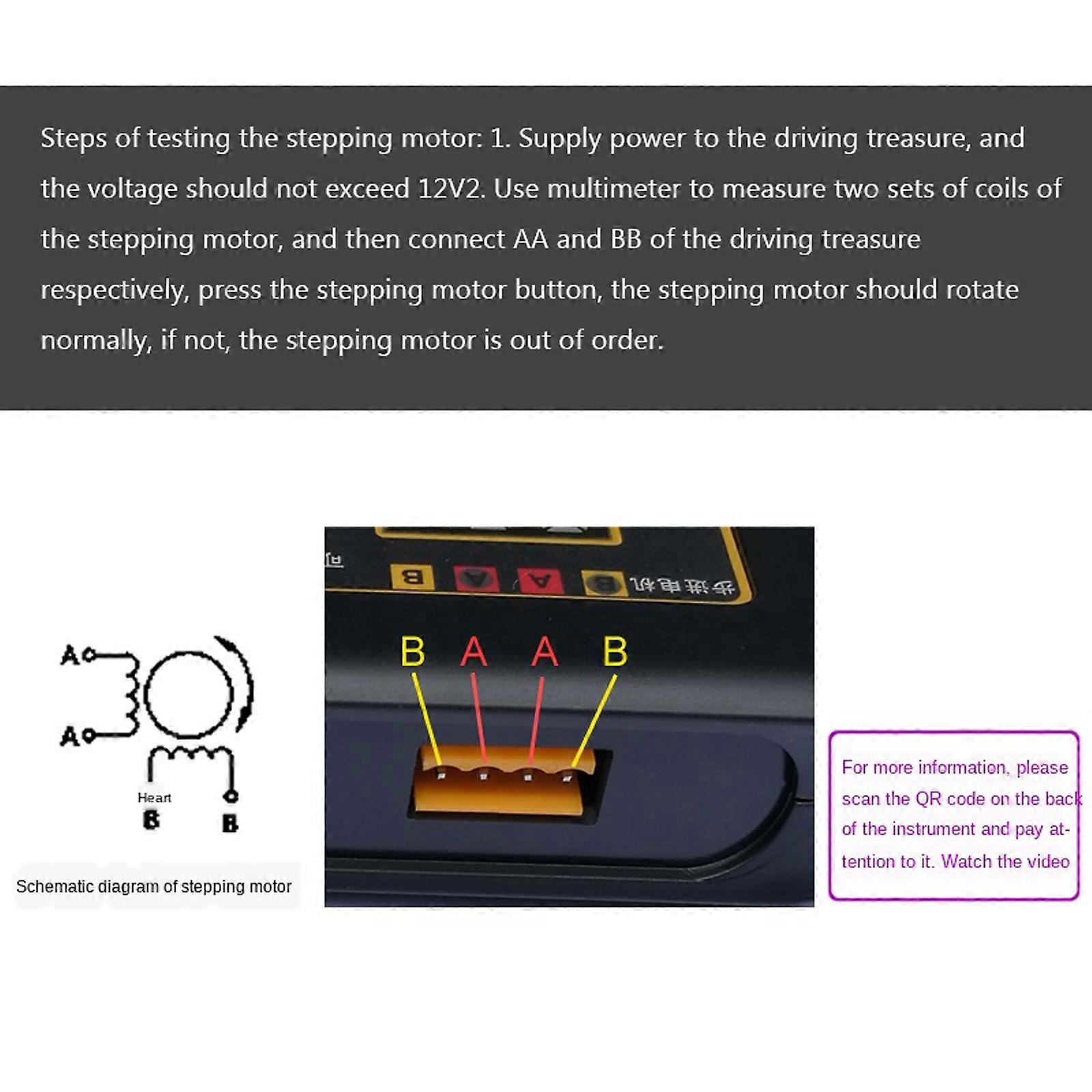 Automobile Ignition Coil Test Injector Sole Valve Idling Stepper Motor Instrument Tester