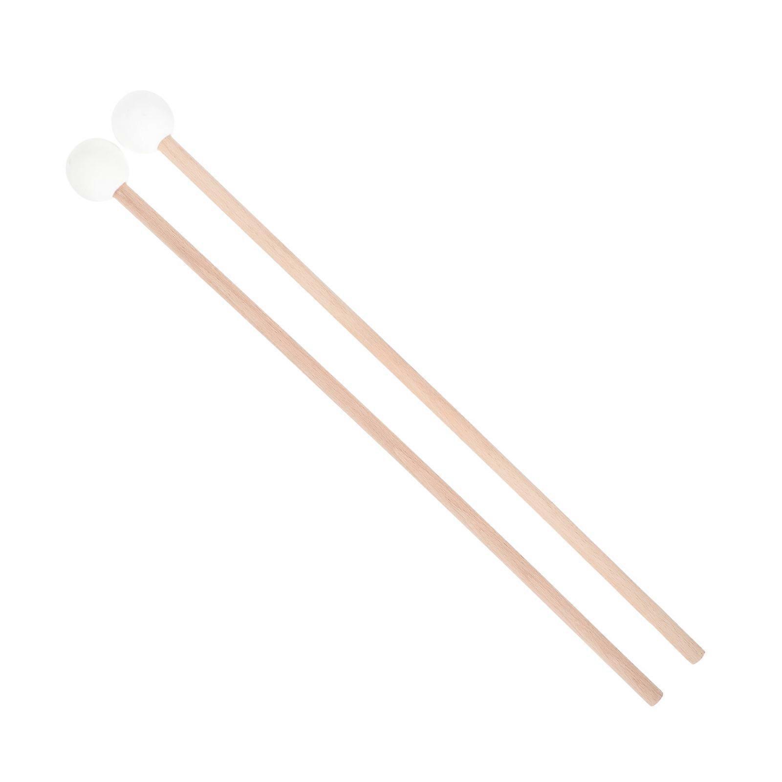 Mallet Percussion Xylophone Hammers Beginners Performance Comfortable to Touch Wood 15.2×1.4×1.4in 1 Pair