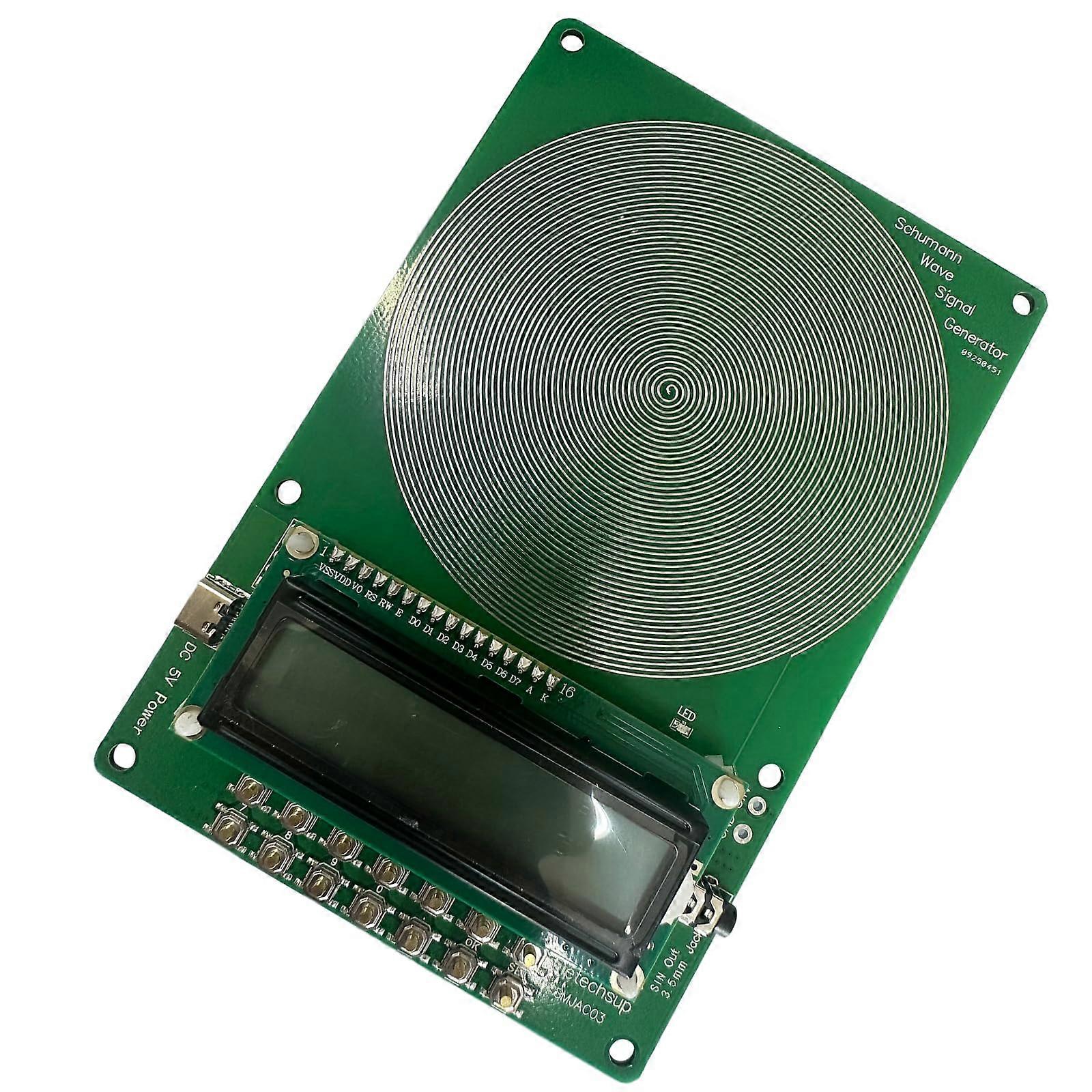 Generator, 7.83 Hz, Adjustable Frequency Sine Wave with TypeC Charging Port, Strong AntiInterference