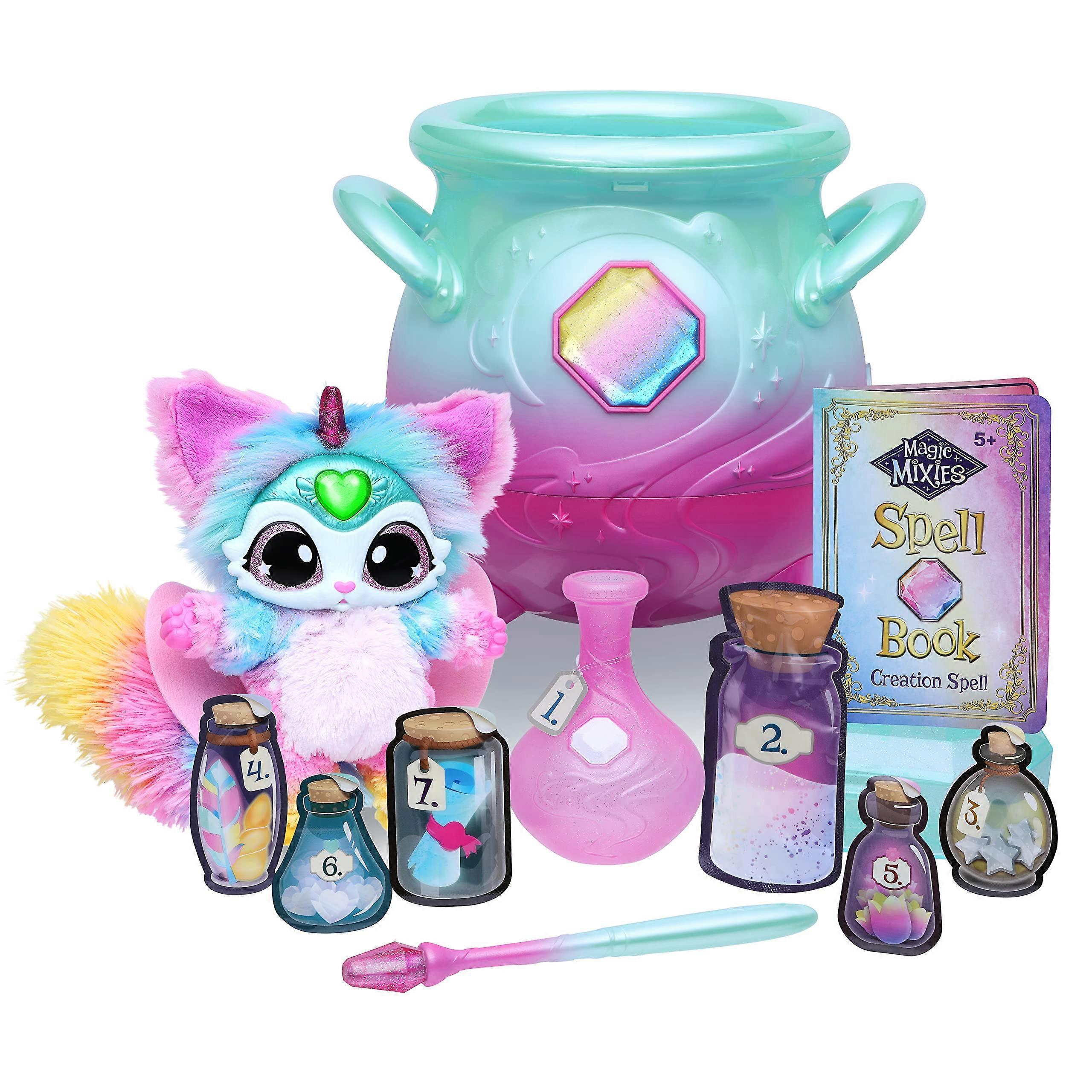 Magic Cauldron with Mist and Interactive Plush, MultiColour, 20 cm, 14668 Multicoloured
