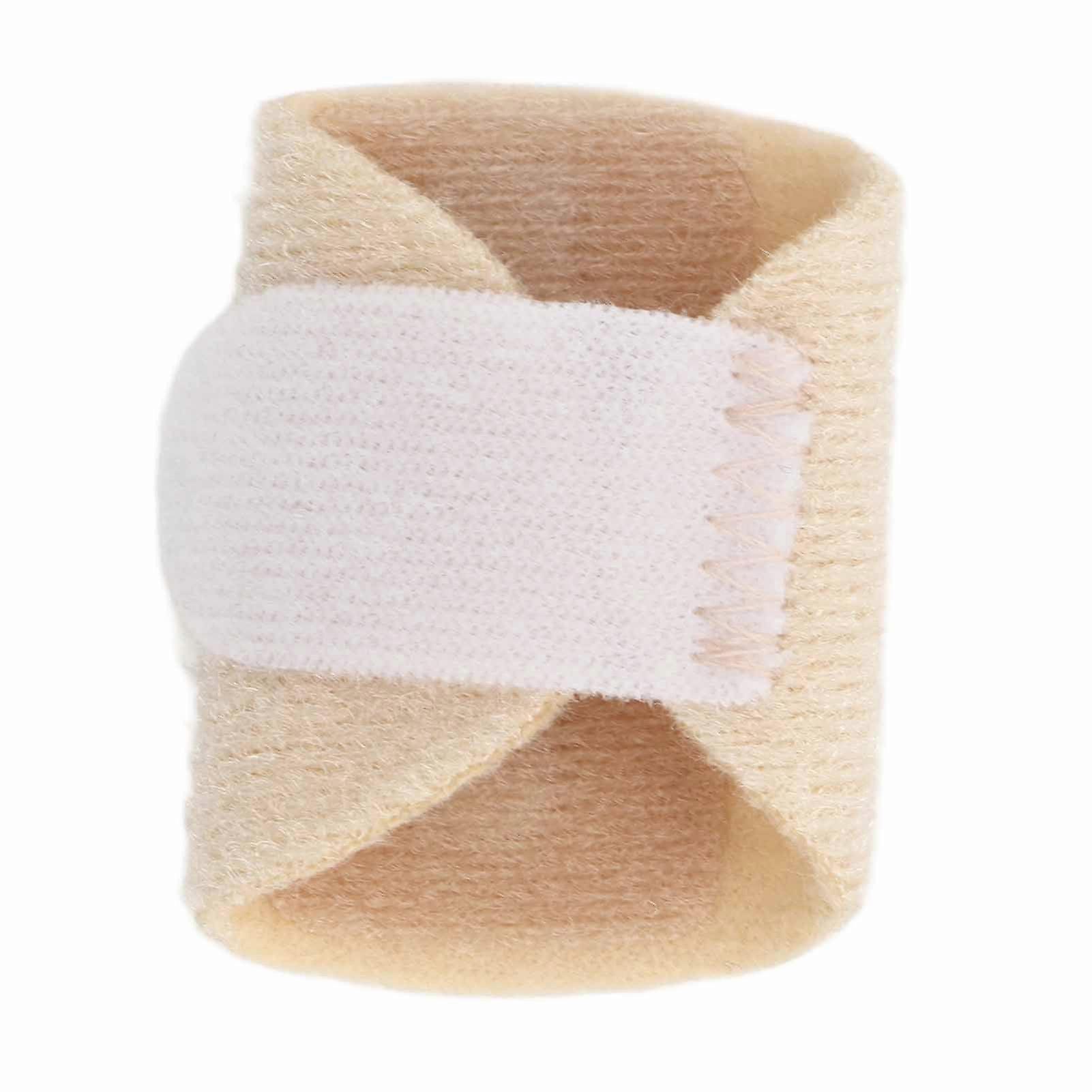 Finger Sleeve Breathable Universal Finger Sleeve Protector with Hook and Loop for Middle Index Ring Pinky Fingers Skin ColorYMMR)