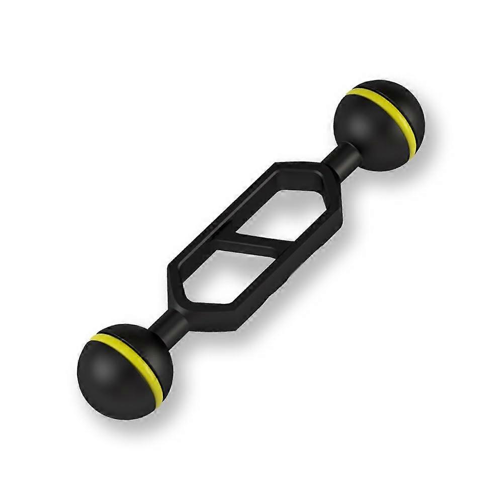 Underwater aluminum alloy extension arm, 10.2 cm, double ball head, CNC arm system