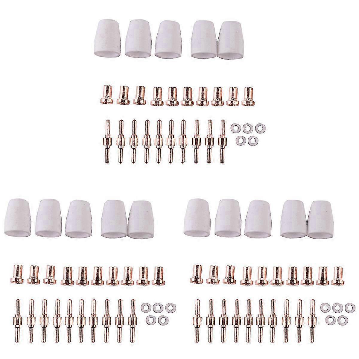 For Pt-31 -40 Plasma Cutter Cutting Torch Consumables Kit Extended 90pcs