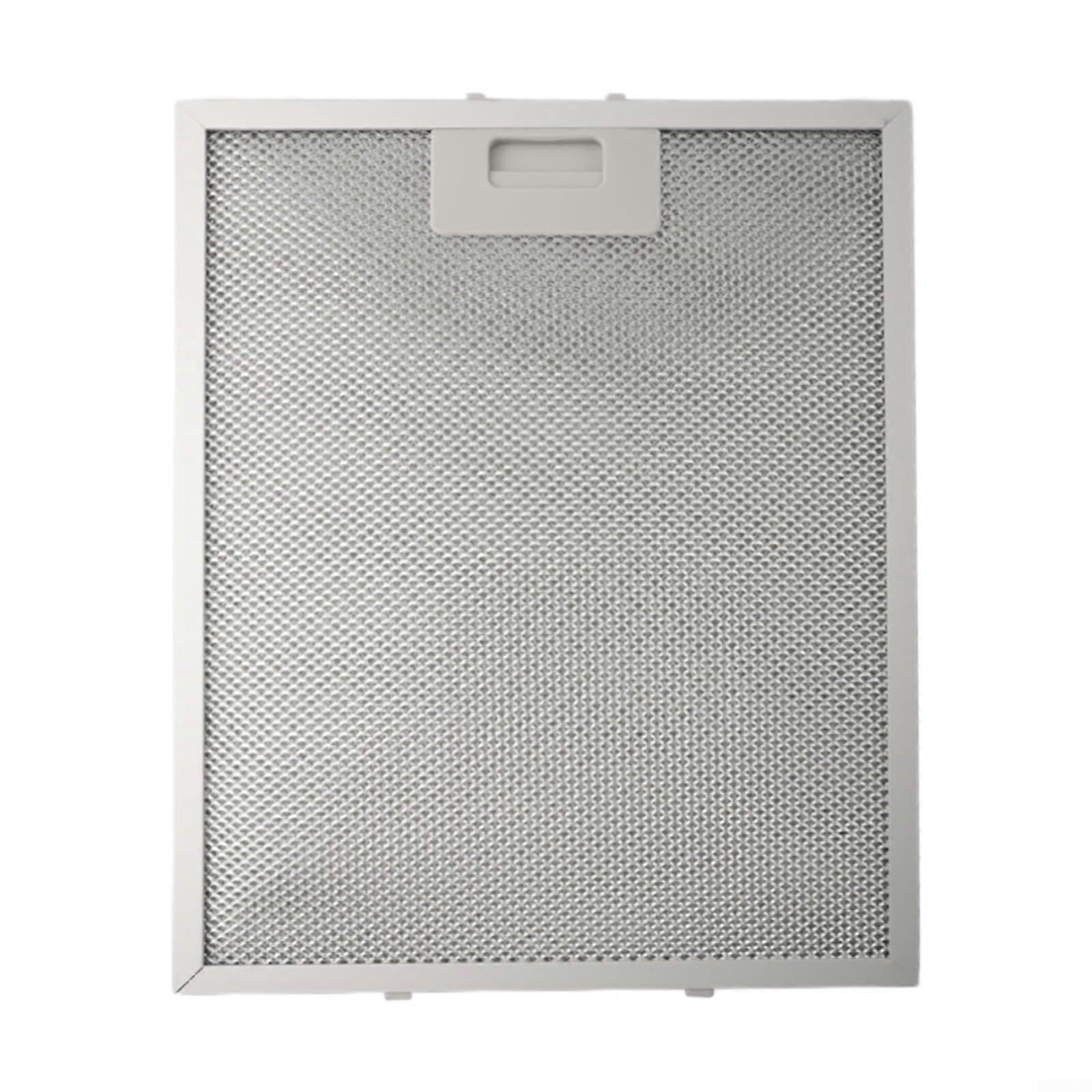 Silver replacement filter for range hood, 340 x 270 x 9 mm, durable metal mesh with 5layer grease capture