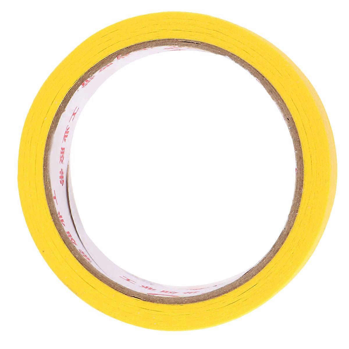 Paper Masking Tape Heat Resistant UV Resistant Protection Users Needing Precise Edges Yellow Textured 2000 x 2.4 x 0.01 cm 1Pack