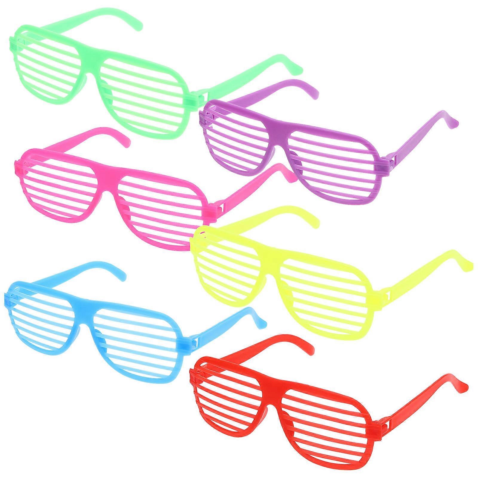 Shutter Shades Eyewear Shutter Glasses Party Favor Assorted Color 14.5X13CM 6Pcs
