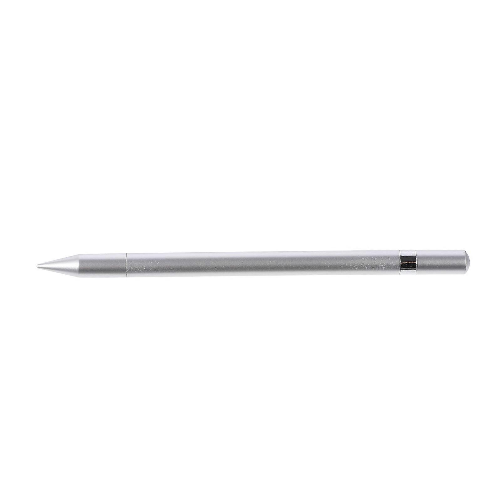 Stylish Capacitive Stylus Pen with High Precision for Use Silver Magnesium Alloy 1 Pc