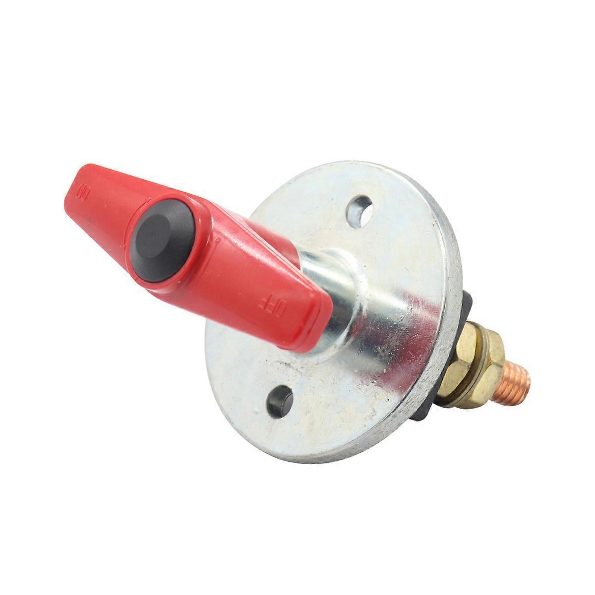 Car Accessories Fixed Key Battery Isolator Switch For Automotive Electronics Copper Material 12V and 24V Applications 1Pcs