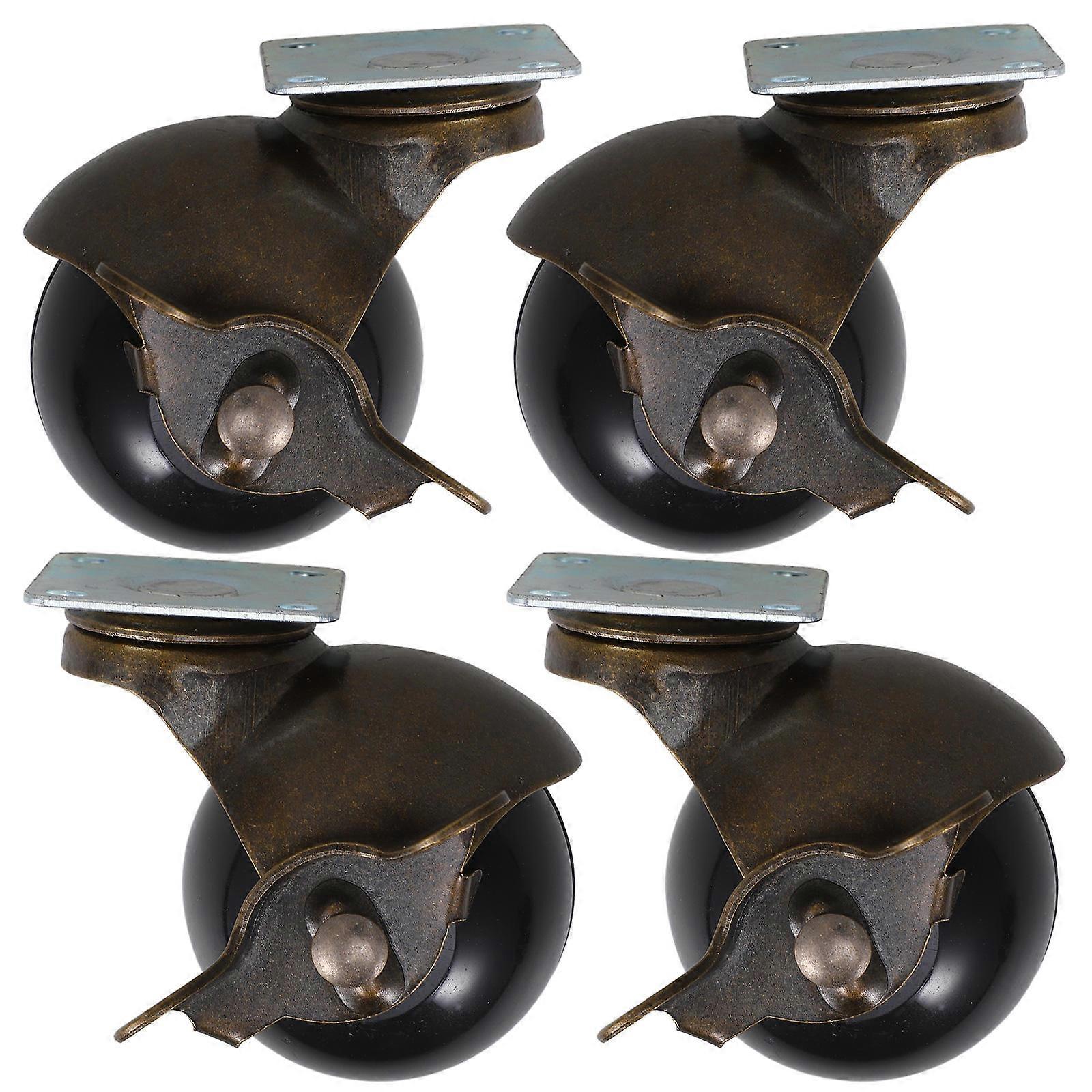 PP Caster Wheel with Swivel Plate for Smooth Rolling on Low Pile Carpet 2 Inch