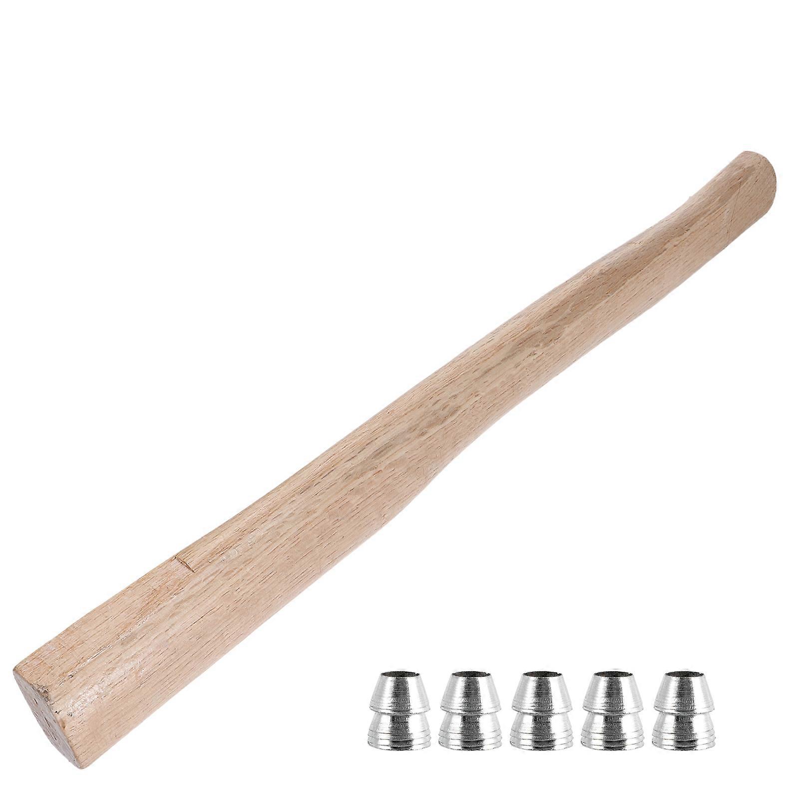 Replacement Wooden Tool Handles Anti Slip Labor Saving For Carpenters Builders 1Set