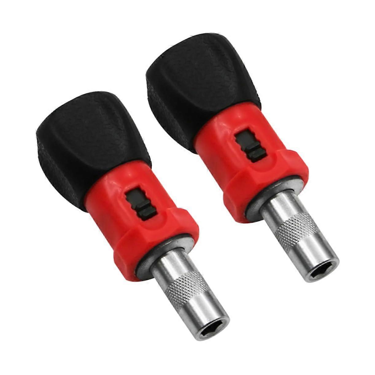 Pack of 2 Tshaped screwdriver handles with bits for precision mechanics