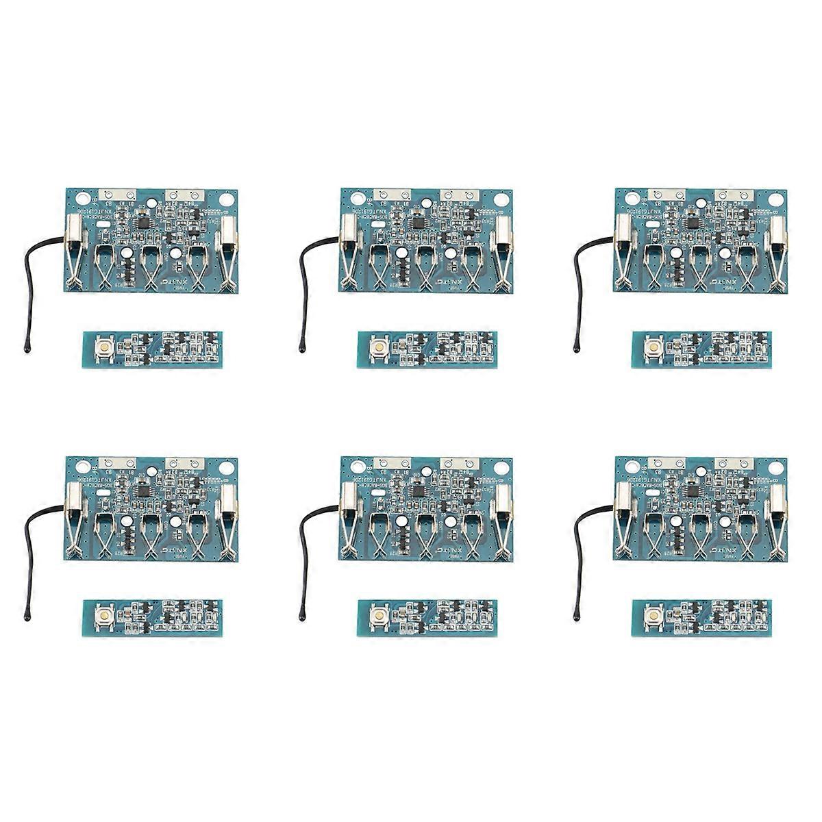 6X PCB Circuit Board for 18V Li-Ion Battery Voltage Detection Protection