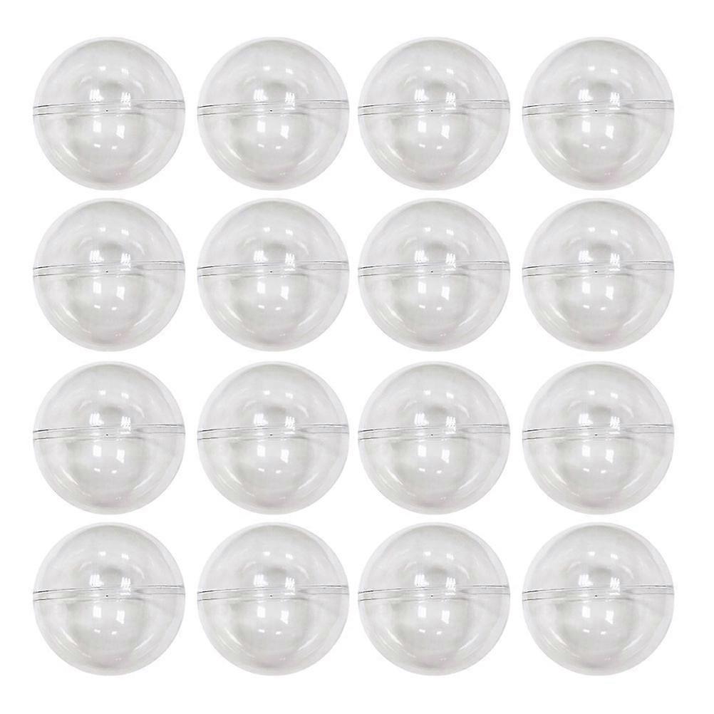 25pcs Refillable Vending Machine Capsules Clear Plastic Balls Clear Ornaments
