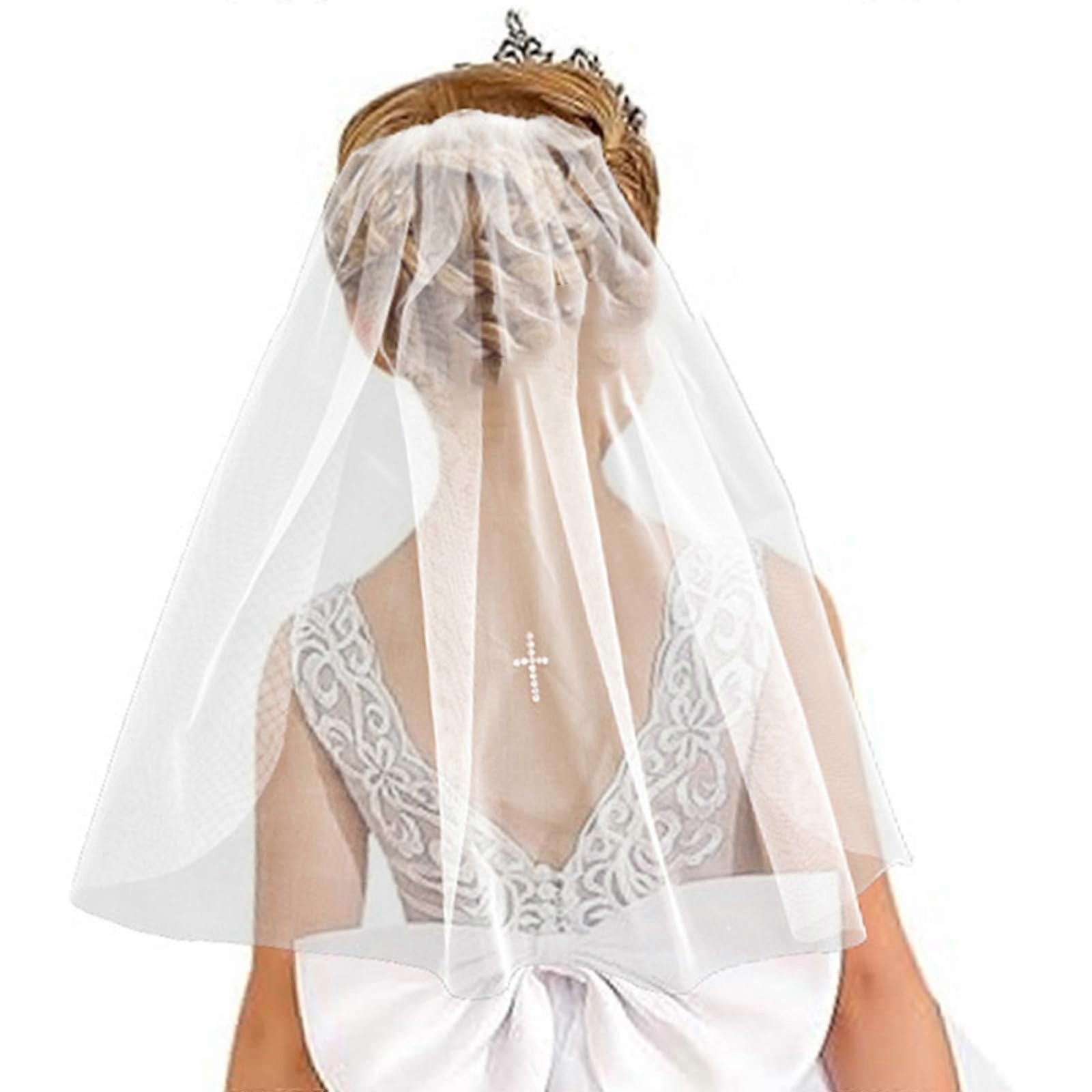 Sparkling Cross Veil for Birthday Party