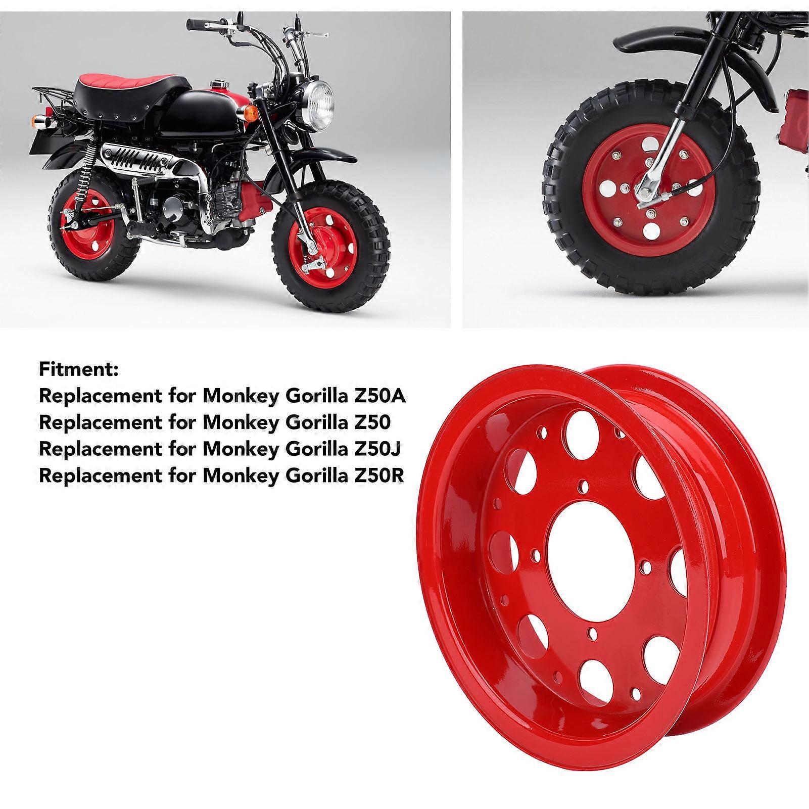 5.0‑10 10in Rear Wheel Rim Hub Aluminium Alloy Widened Thickened Enhanced Stability for Monkey Z50 Q50 Series Bike Mini Motorcycle