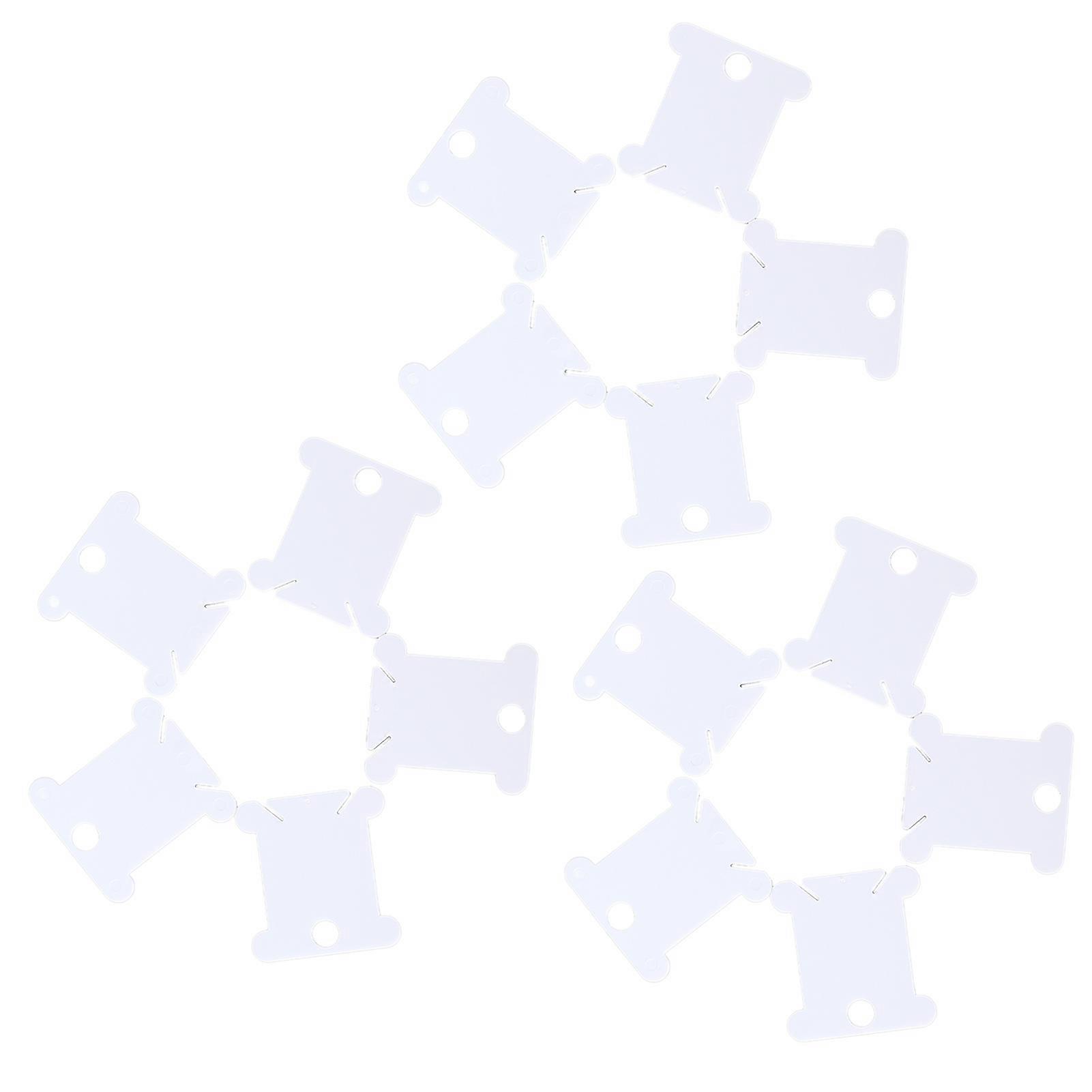 300Pcs Plastic Floss Bobbin Sorting Storage Function Anti Rust Beautiful Practical DIY Sewing Thread Storage for Sewing