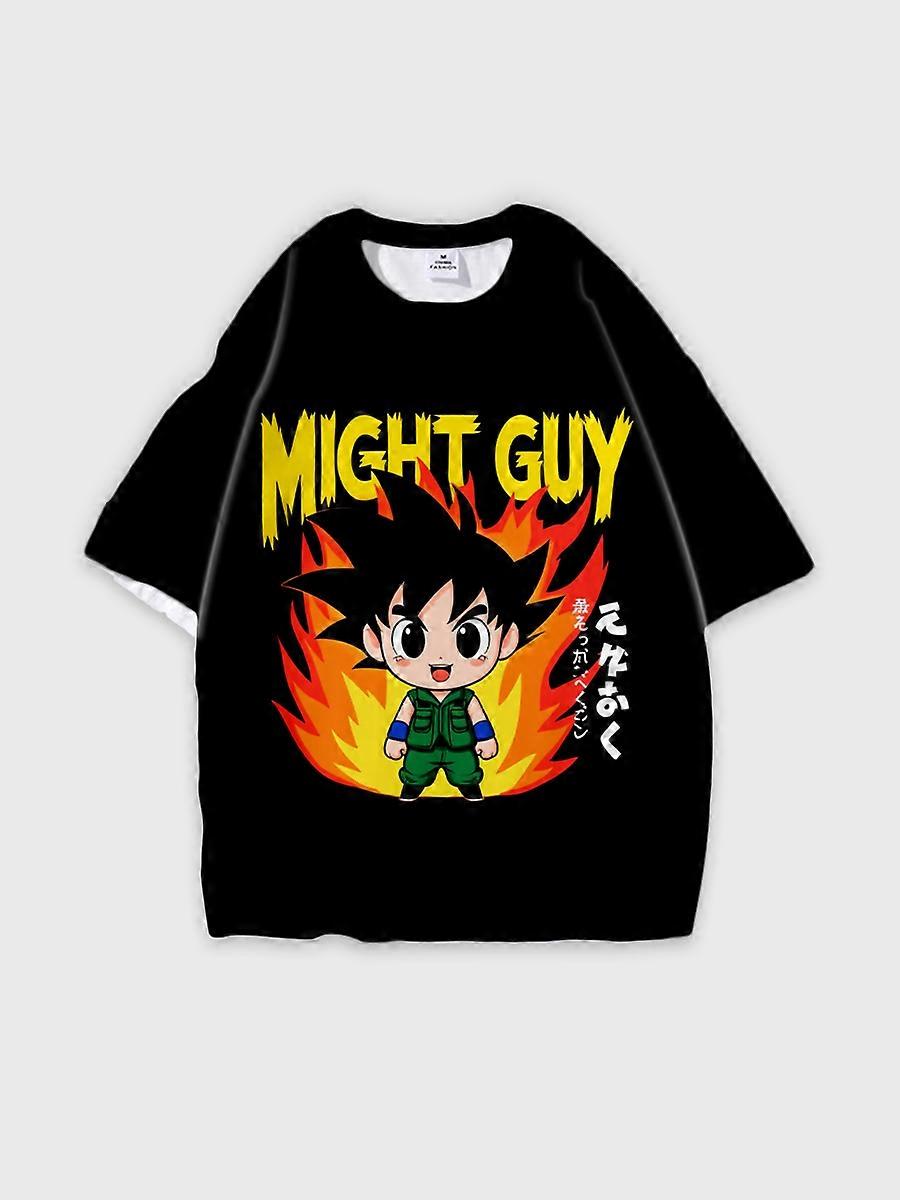 T-shirt round neck Cartoon Pattern loose short sleeve E1421