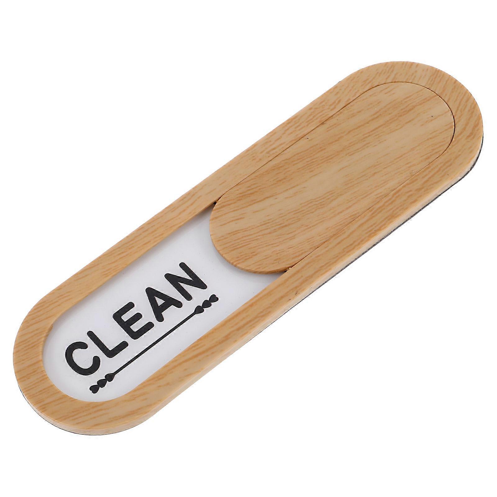 Efficient Dishwasher Magnet Sign with Magnetic Attachment, Non Scratch Reversible Indicator for Kitchen Organization and Home Dishwashing Management