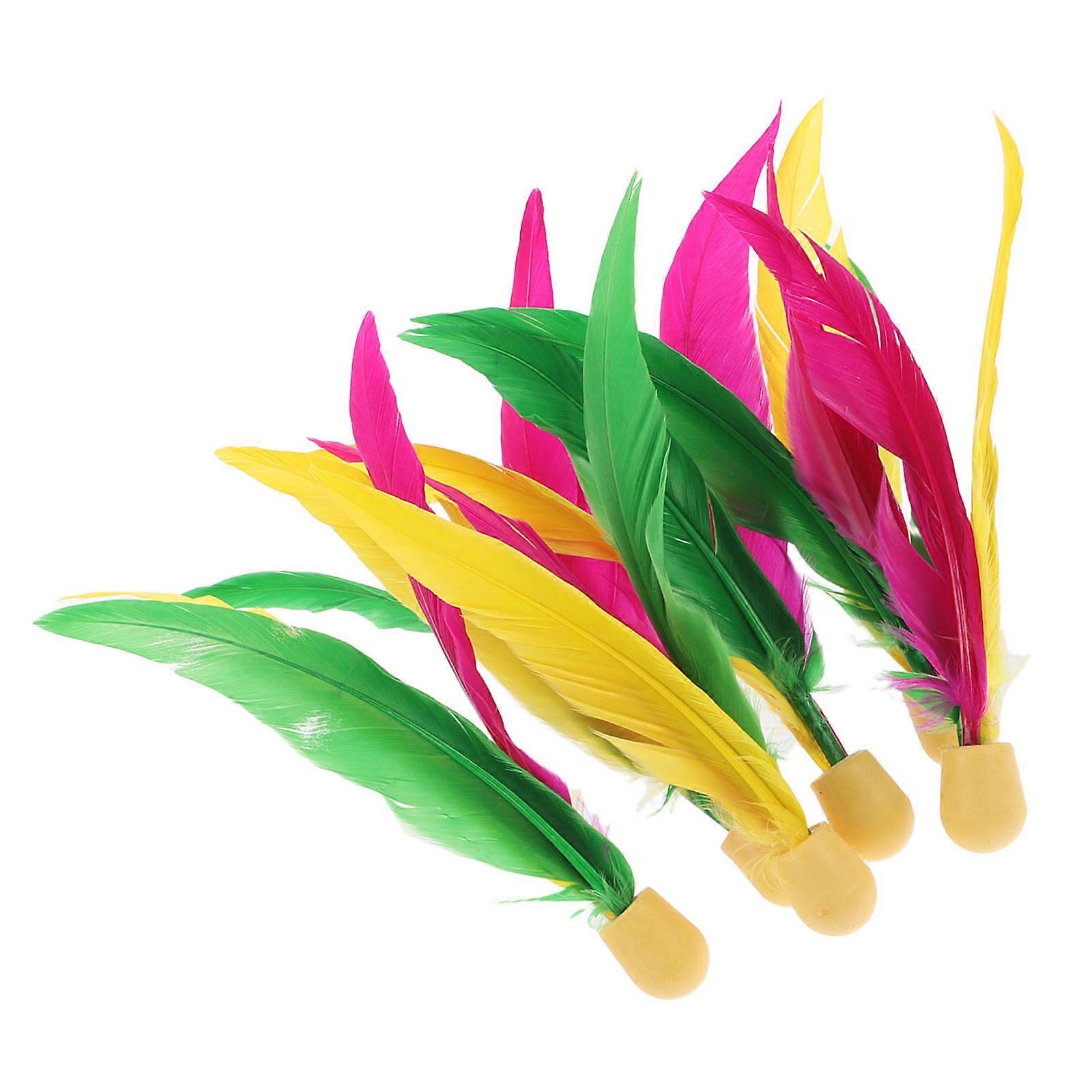 Shuttlecocks For Family Gatherings Backyard Games Triple Round Shape 6Pcs