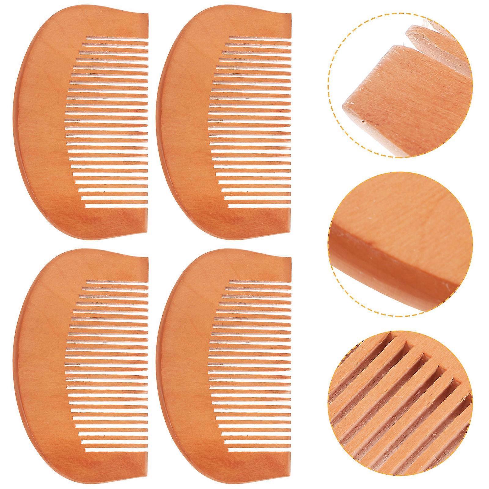Wooden Hair Styling Comb for Detangling Suitable for Various Hair Types at Home Use Small Size