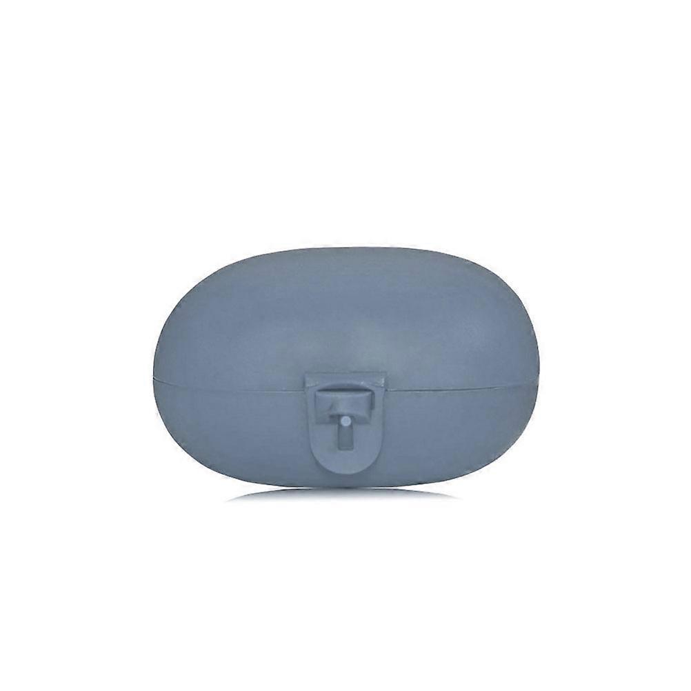 Durable Silicone Headphone Storage Case with Metal Buckle – Protective Cover for Pro Headset, Grey, Travel Friendly Design