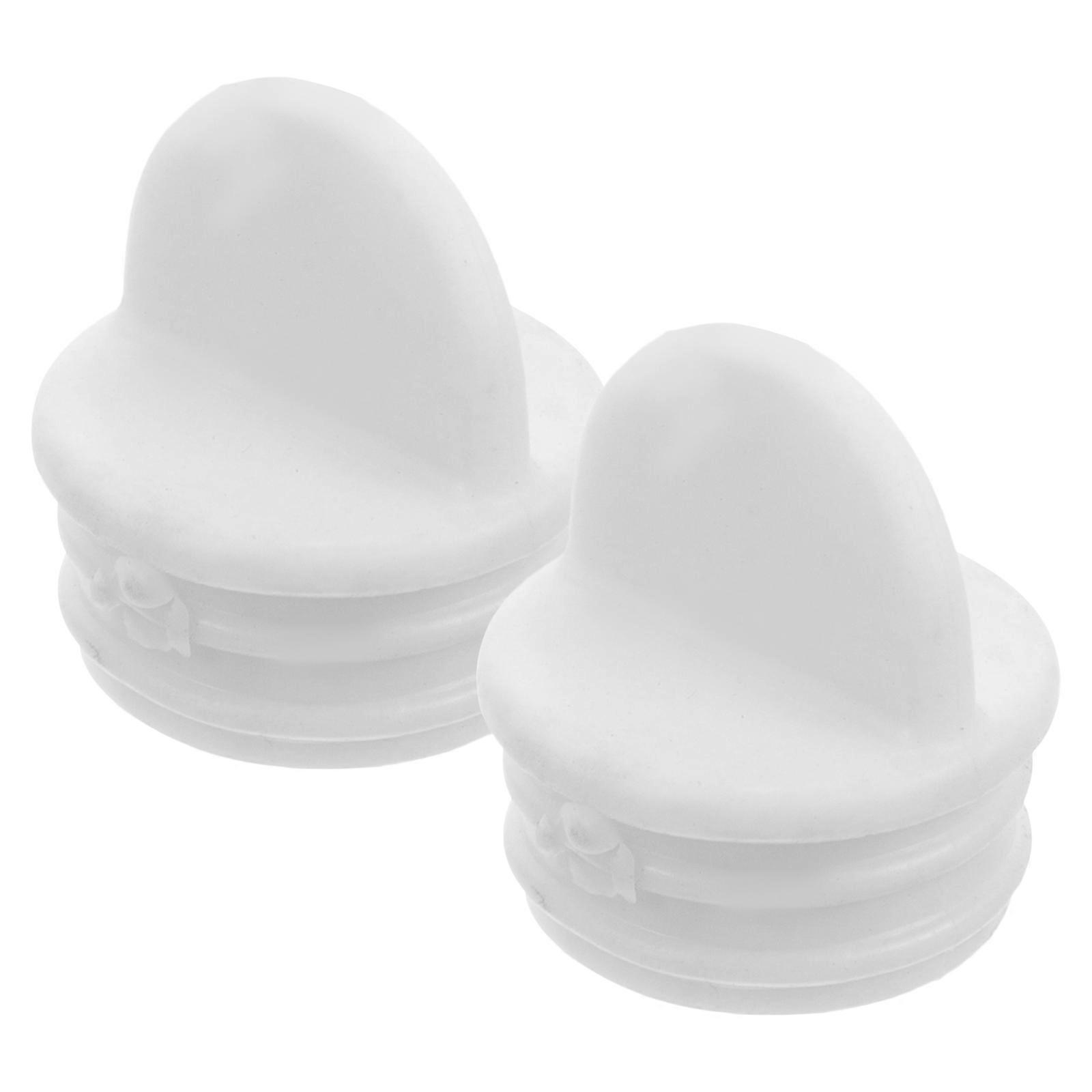 Controlling Water Outlet Mop Bucket Plug For Cleaners 2.70X2.50X2.50CM White Color 2Pcs