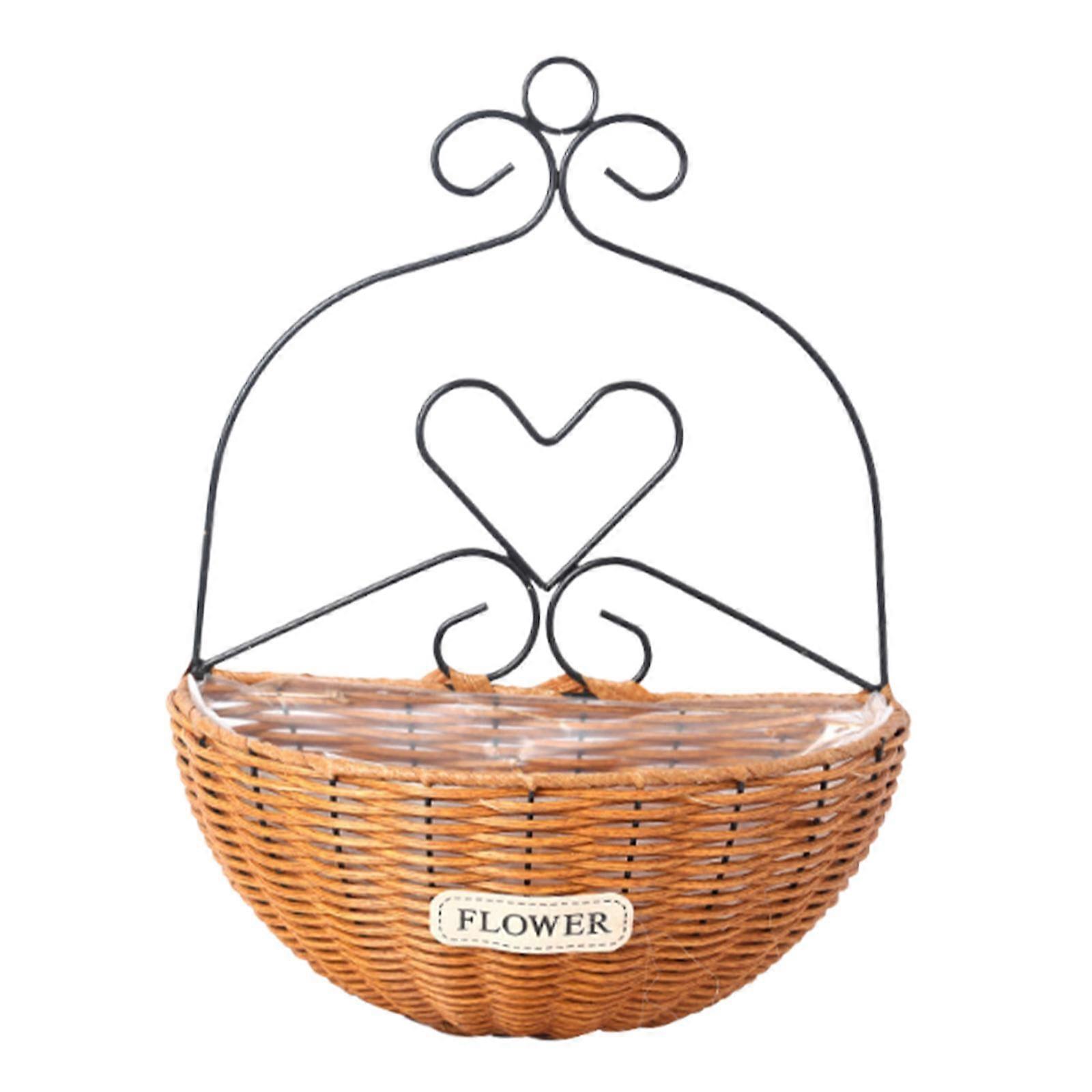 Hanging Planter Wall Hanging Flower Basket Space Saving Display Storage Basket