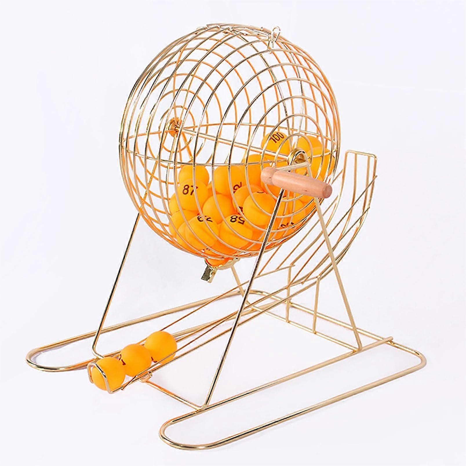 Large Capacity Metal Hand Play Set for Cups, Cups, Hand Machines and Metal Games, Large Groups and Parties, Gold