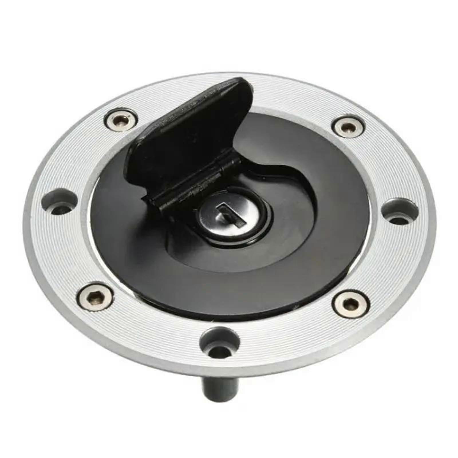 Suzuki GSXR Tank Cap Lock Set For GSXR600 GSXR750 With 2 Keys Aluminum Alloy Mounting Kit